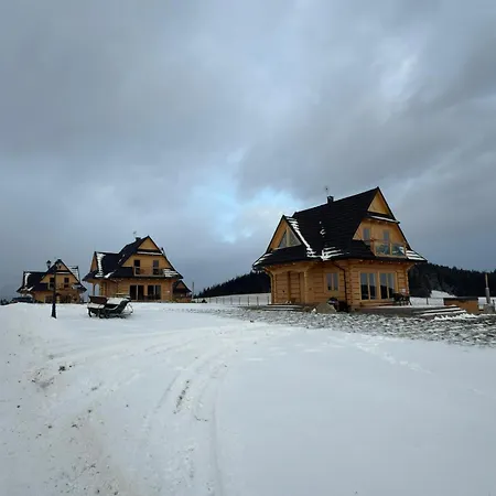 Horizont House - Z Prywatnymi Baliami Oraz Ogolnodostepna Sauna - Izby Podhalanskie בקתה Dursztyn