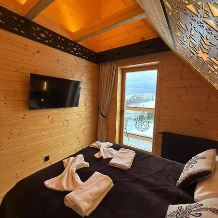Horizont House - Z Prywatnymi Baliami Oraz Ogolnodostepna Sauna - Izby Podhalanskie בקתה *