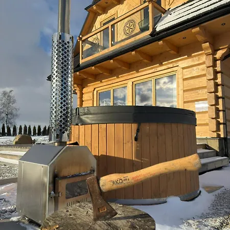 Horizont House - Z Prywatnymi Baliami Oraz Ogolnodostepna Sauna - Izby Podhalanskie Dursztyn